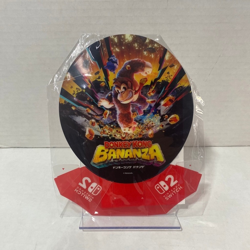 Nintendo Donkey Kong Bananza Promotional Art Card Display Signage Switch 2